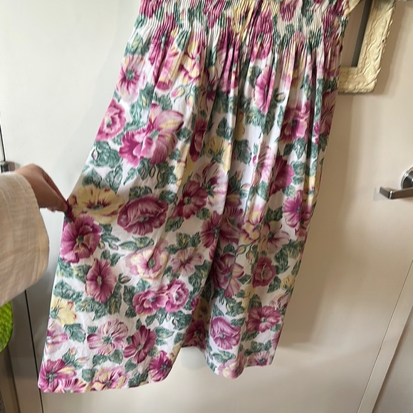 HOMEMADE | Floral Cottage Core Homemade Vintage Women's Dress - Picture 13 of 16